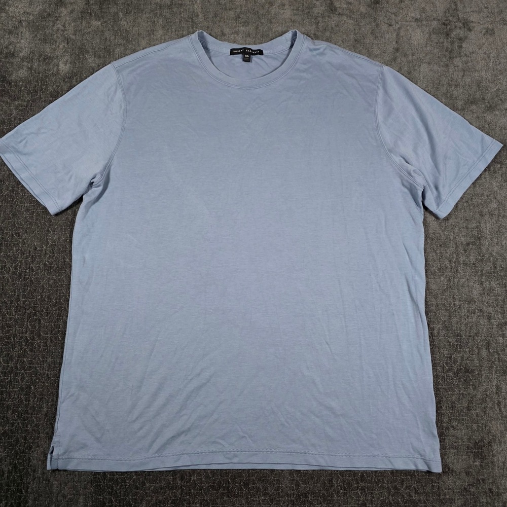 Robert Barakett Georgia Tee Pima Cotton Blue Lagoon Mens 2XL XXL T Shirt Luxury